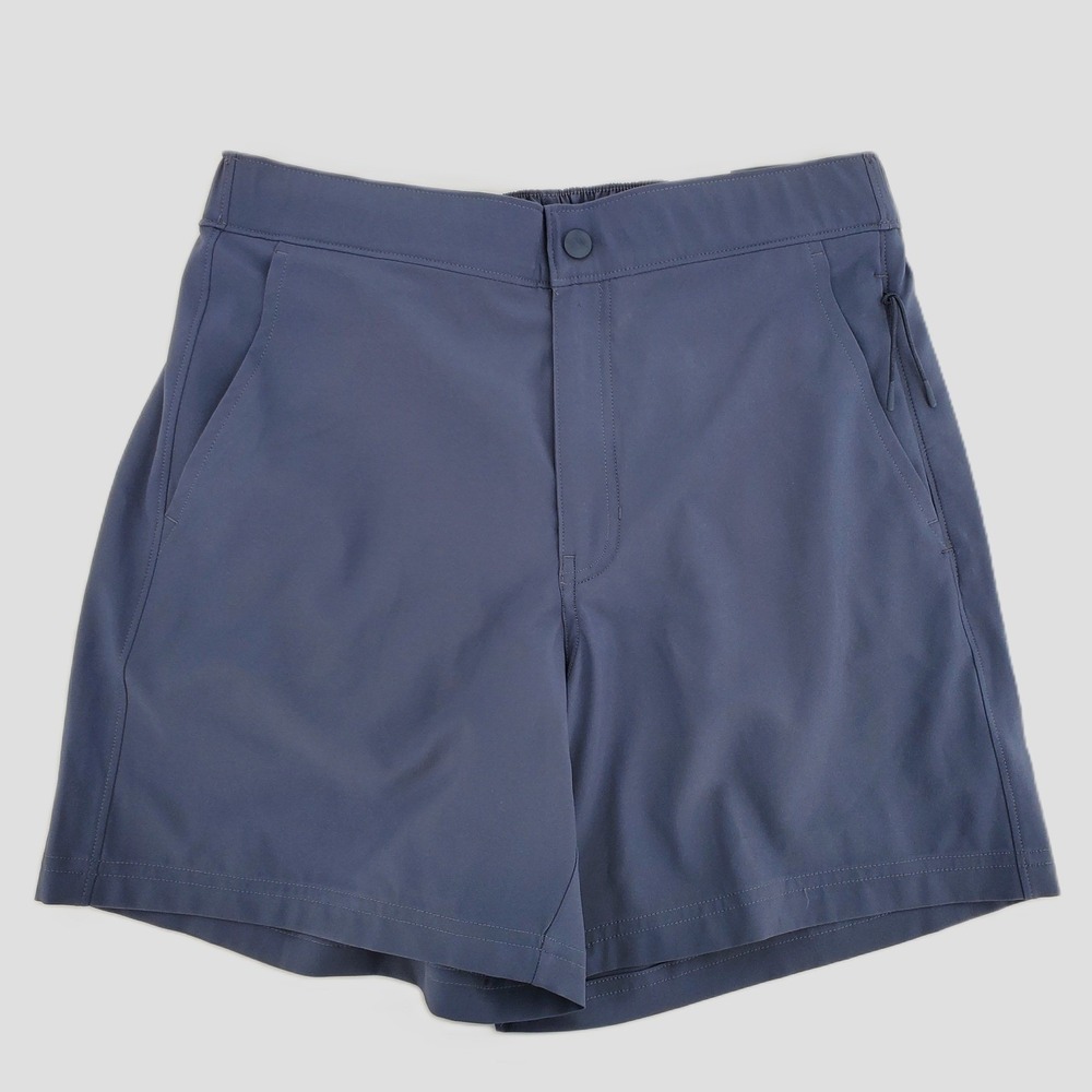 VRST Resort Sport Shorts Men Small Indigo Blue Stretch Quick Dry Pockets Relaxed